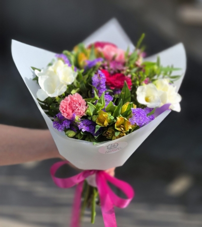 Bukiet "Kolorowy Zawrót Głowy"Kwiaciarnia Kwiatowe Królestwo Warszawa