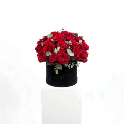 Flowerbox "Namiętny Pocałunek"Kwiaciarnia Kwiatowe Królestwo Warszawa