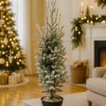 choinka ośnieżonaKwiaty Warszawa