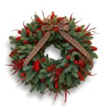 Wianek "Red Royale" przygotowany w czerwonej tonacji.Kwiaty Warszawa