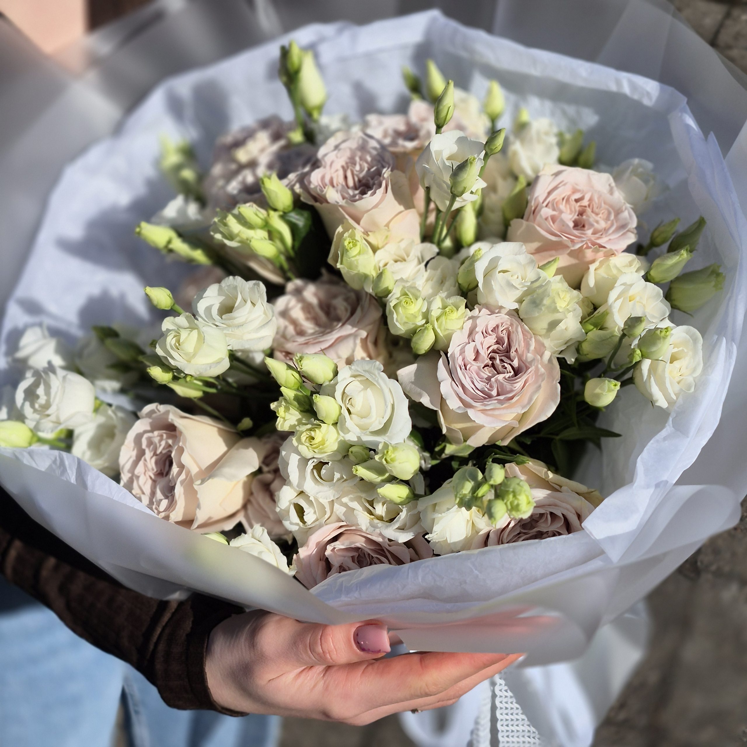 Bukiet "Szampańska Elegancja"Kwiaciarnia Kwiatowe Królestwo Warszawa